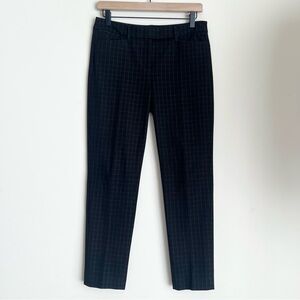 White House Black Market Women’s Checkered Print Slim Ankle Pants